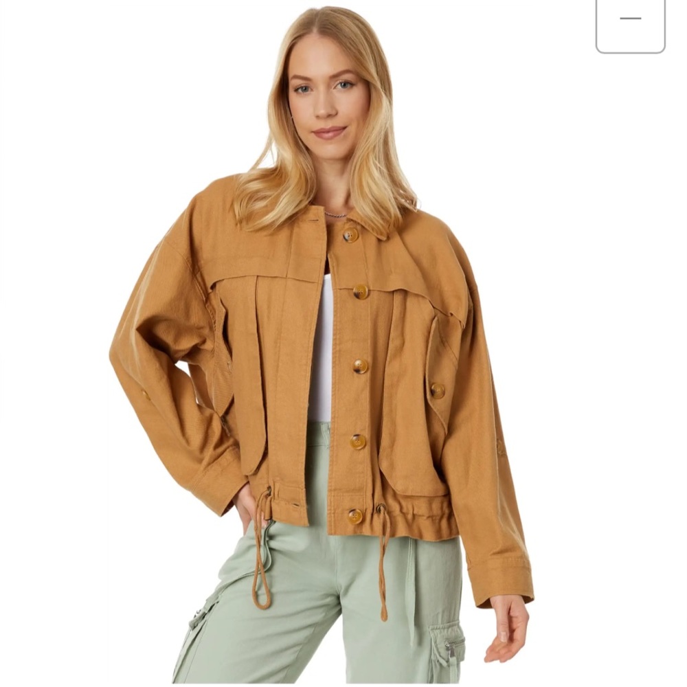 Blank NYC Linen Utility Jacket